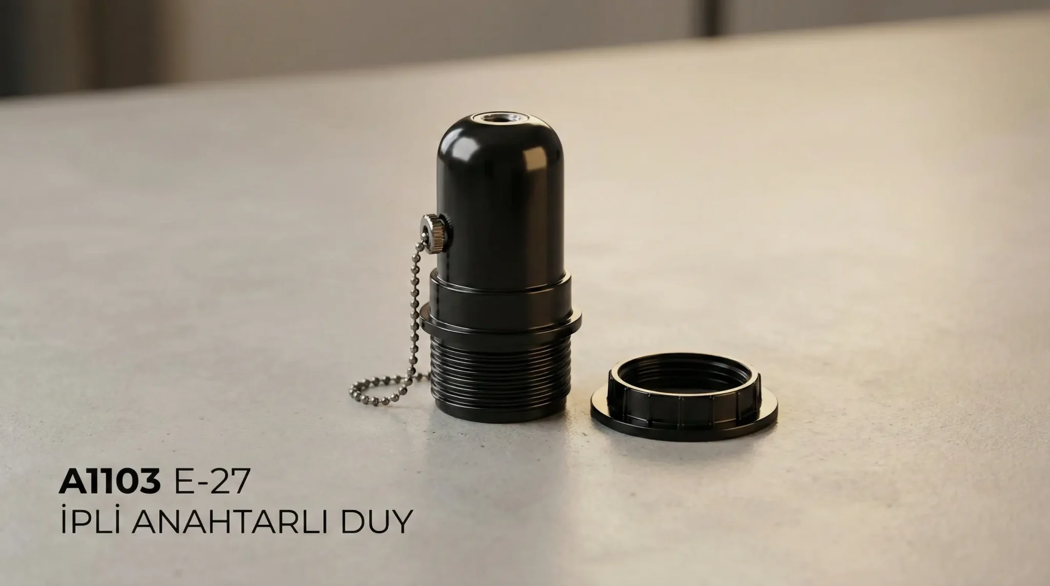 E-27 İpli Anahtarlı Duy