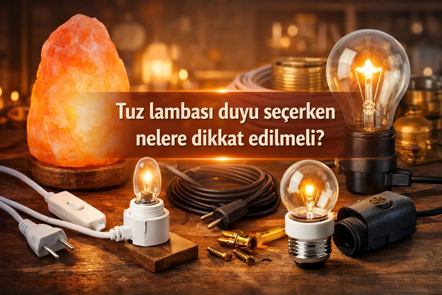 Tuz lambası duyu seçerken nelere dikkat edilmeli