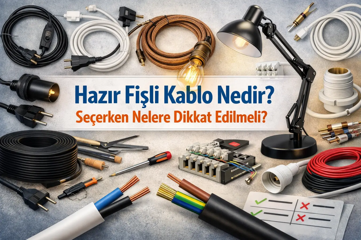 Hazır Fişli Kablo