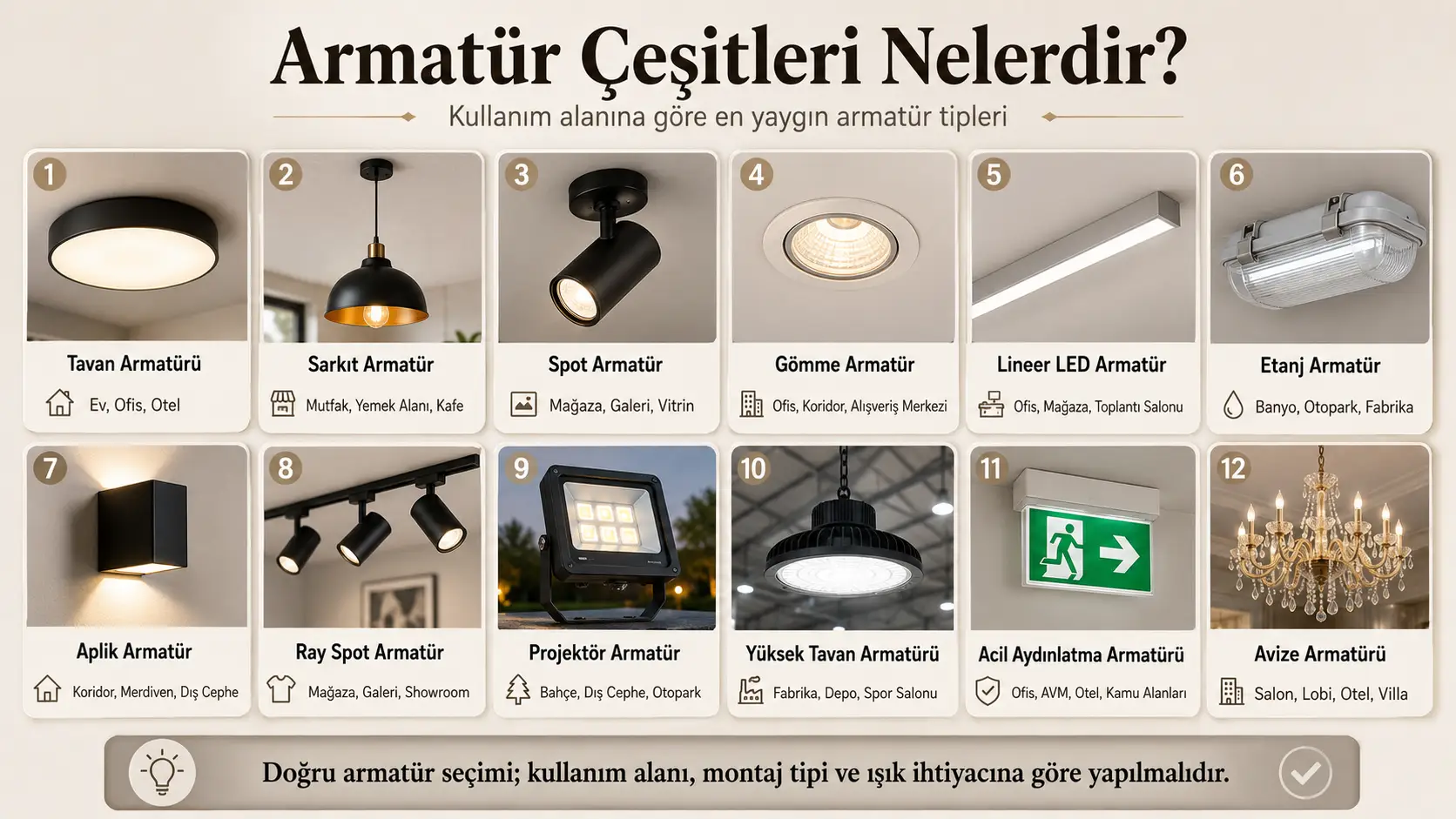Armatür Çeşitleri Nelerdir